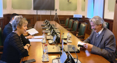 17. фебруар 2023. Председница Одбора за европске интеграције у разговору са замеником амбасадора Немачке у Србији
